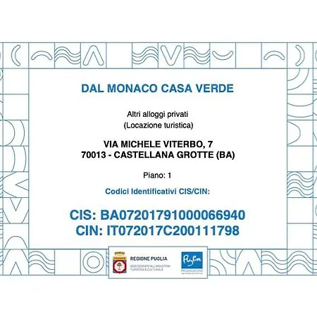 Dal Monaco - Casa Кастеллана-Гротте